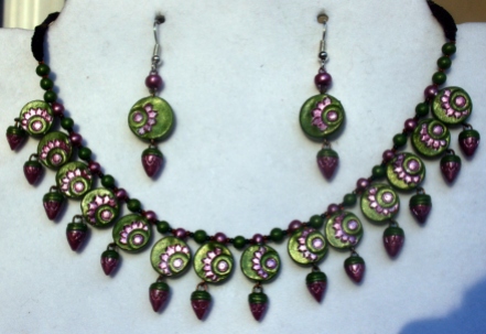 Jewelry sets from Chiguru, an enterprise of the Jugurtha Mahila Sanghatan